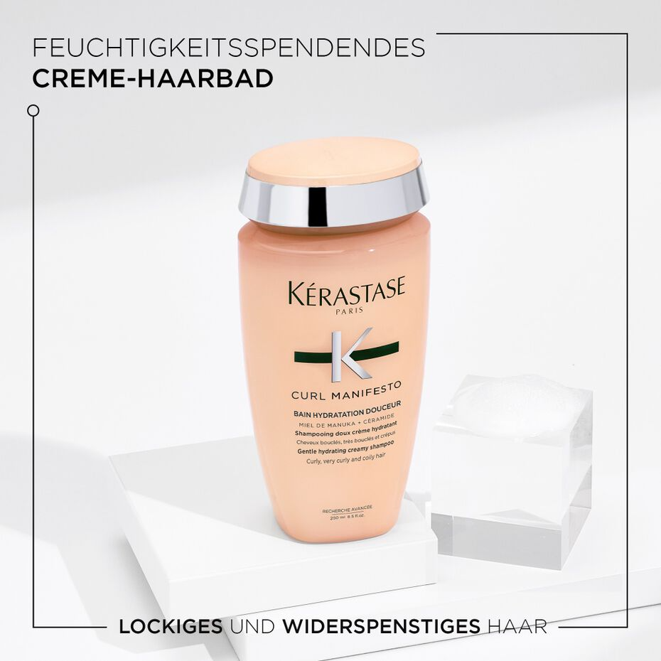 Curls Manifesto Bain Hydratation Douceur Shampoo für Lockenpflege 250ml - Knaus Hairdesign