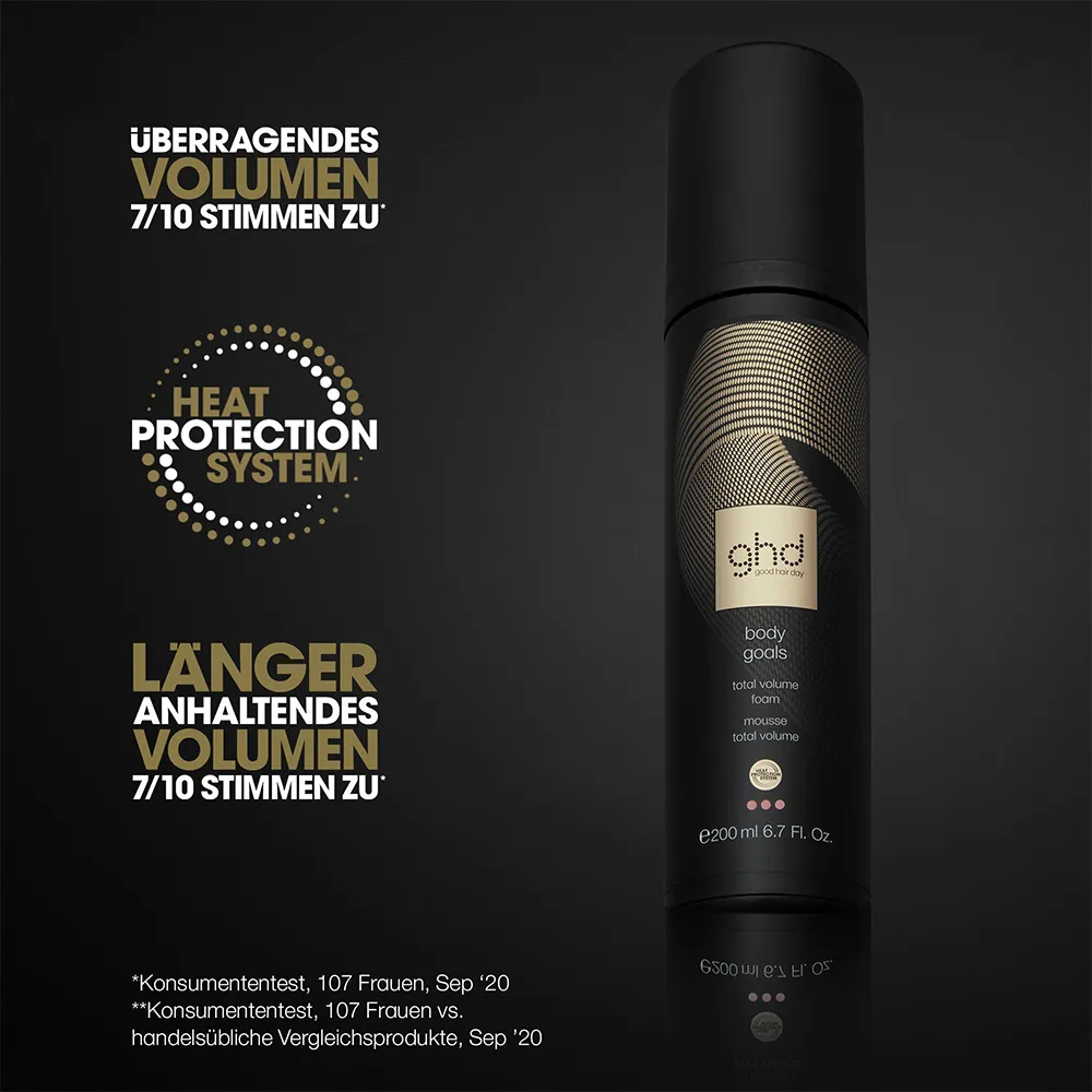 ghd body goals - total volume foam total volumen foam 200 ml