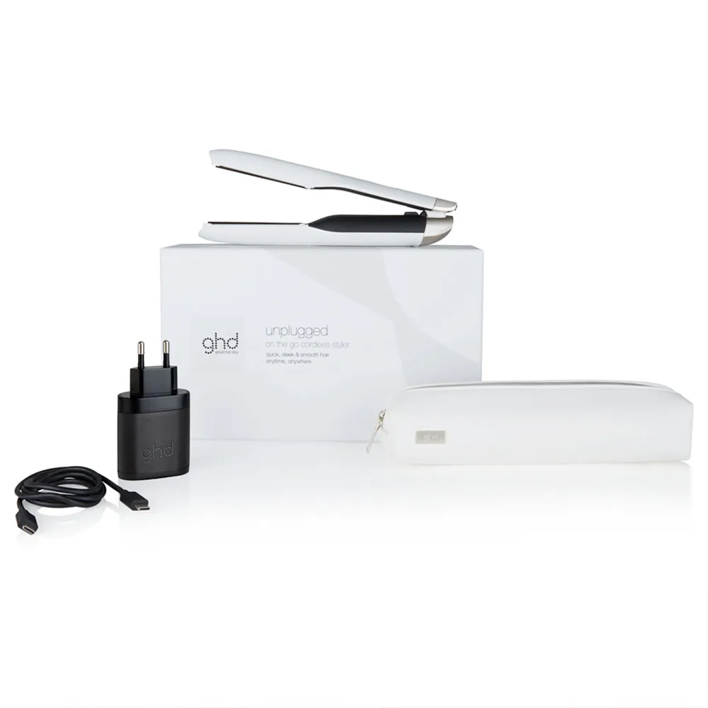 ghd unplugged Styler kabelloses Glätteisen Weiß Mini