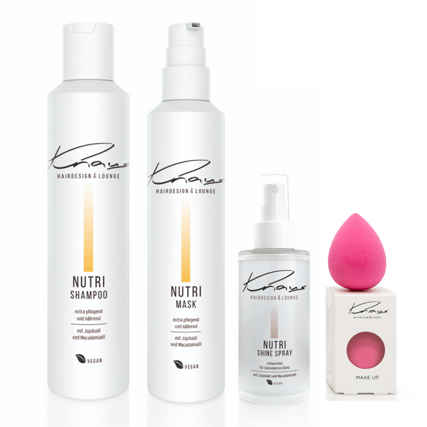 Knaus Nutri - Maske - Nutri Shine Spray + Gratis Blender Set Vegan - Knaus Hairdesign